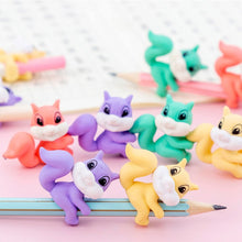 Load image into Gallery viewer, Squirrel Pencil Topper and Eraser - Tinyminymo