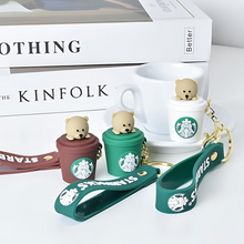 Load image into Gallery viewer, Starbucks Bear Cup 3D Keychain - Tinyminymo