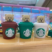 Load image into Gallery viewer, Starbucks Bear Cup 3D Keychain - Tinyminymo