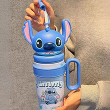 Load image into Gallery viewer, Blue Tumbler with Stitch Character - Tinyminymo