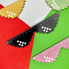 Load image into Gallery viewer, Sunglass Shaped Wooden Ruler - Tinyminymo