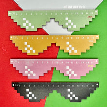 Load image into Gallery viewer, Sunglass Shaped Wooden Ruler - Tinyminymo