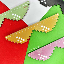 Load image into Gallery viewer, Sunglass Shaped Wooden Ruler - Tinyminymo