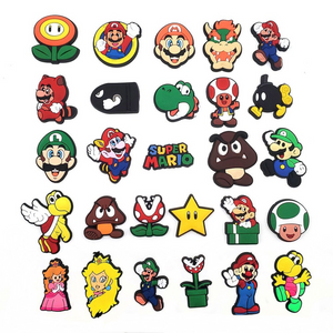 Super Mario Crocs Decoration - Set of 2 - Tinyminymo