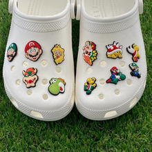 Load image into Gallery viewer, Super Mario Crocs Decoration - Set of 2 - Tinyminymo
