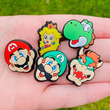 Load image into Gallery viewer, Super Mario Crocs Decoration - Set of 2 - Tinyminymo