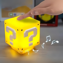 Load image into Gallery viewer, Super Mario Question Brick LED Light with Sound - Tinyminymo