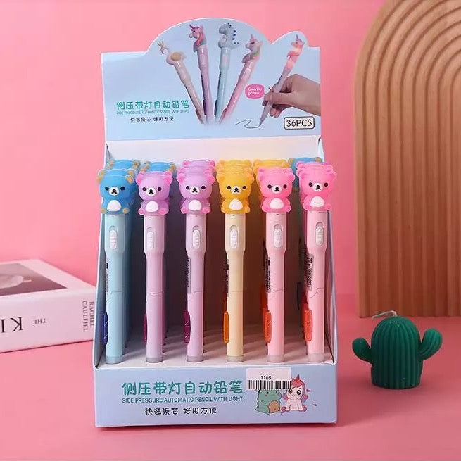 Teddy Bear LED Mechanical Pencil - Tinyminymo