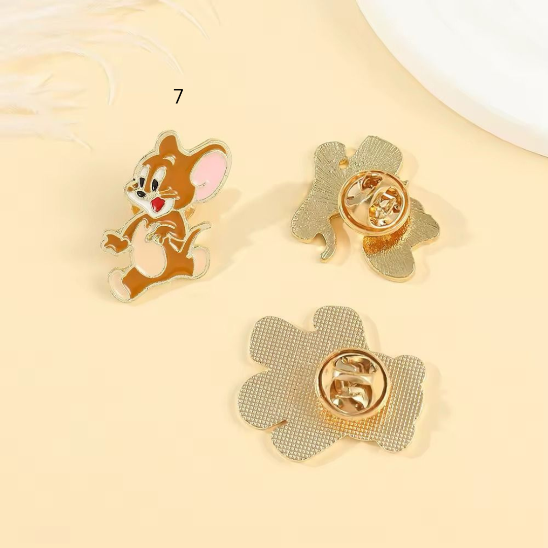 Tom and Jerry Lapel Pin - Tinyminymo