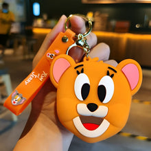 Load image into Gallery viewer, Tom and jerry coin pouch keychain - Tinyminyo