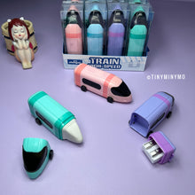 Load image into Gallery viewer, Train Dual Sharpener cum Eraser - Tinyminymo
