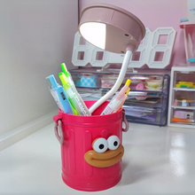 Load image into Gallery viewer, Trash Bin Lamp cum Pen Holder - Tinyminymo