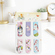 Load image into Gallery viewer, Pack of Colorful unicorn themed Bookmarks -Tinyminymo
