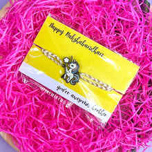 Load image into Gallery viewer, Unicorn Love Metal Rakhi - Tinyminymo
