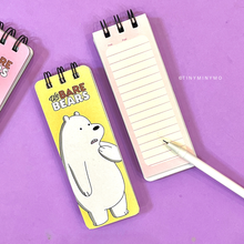 Load image into Gallery viewer, We Bare Bear Mini Notepad - Tinyminymo