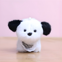 Load image into Gallery viewer, Dog Plush Keychain in White Color - Tinyminymo