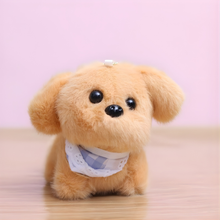 Load image into Gallery viewer, Wiggling Tail Plush Dog Keychain - Tinyminymo