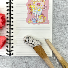 Load image into Gallery viewer, White Owl Design of Wooden Pen - Tinyminymo