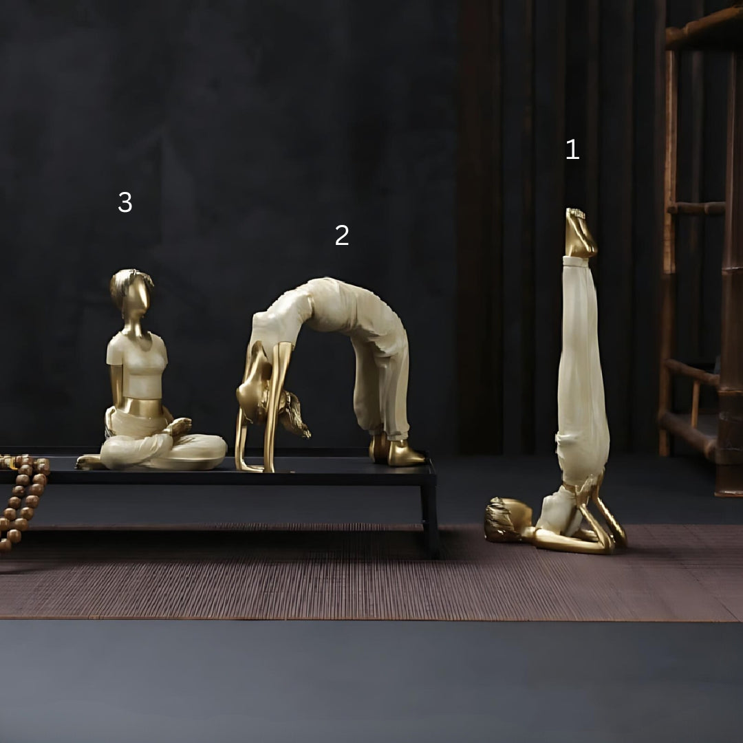 Yoga Lady Resin Figure - TInyminymo