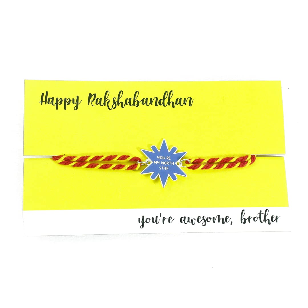 You're My North Star Metal Rakhi - Tinyminymo