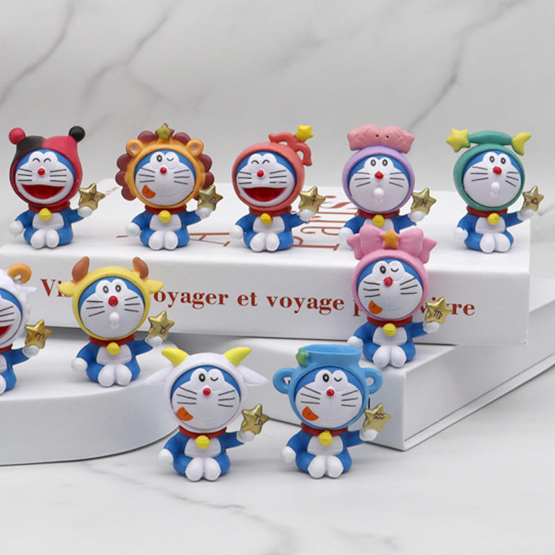 Zodiac Sign Doraemon Action Figure - Tinyminymo