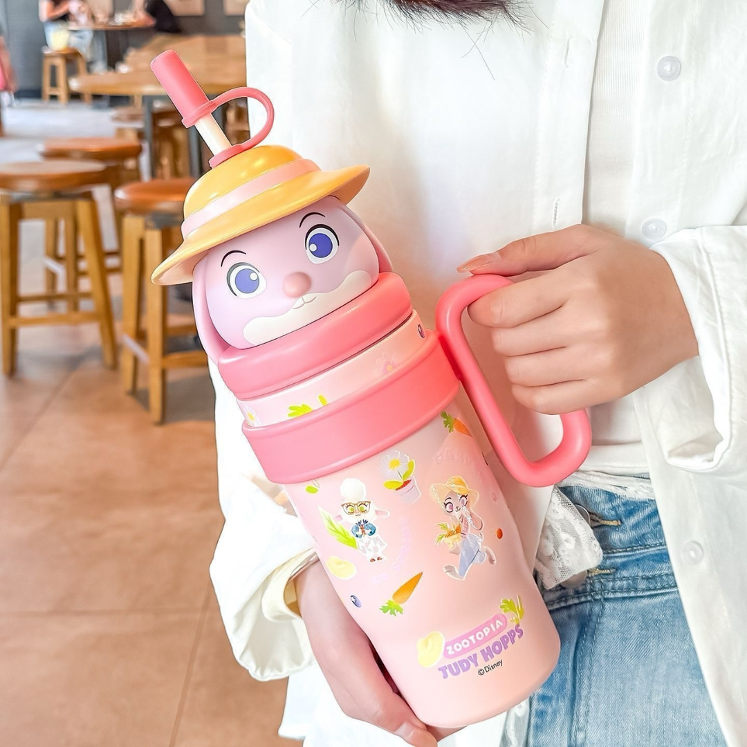 Zootopia Insulated Sipper 800ml Big Tumbler | Cute Gift for Girls