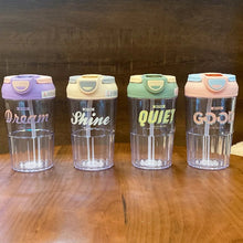 Load image into Gallery viewer, 2 in 1 Drinking Style Quote Tumbler - Tinyminymo