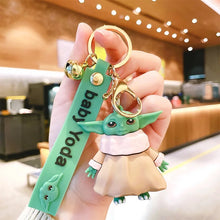 Load image into Gallery viewer, 3D Baby Yoda Keychain - Tinyminymo
