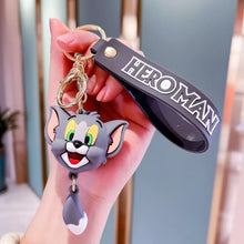 Load image into Gallery viewer, 3D Tom and Jerry Face Keychain - Tinyminymo