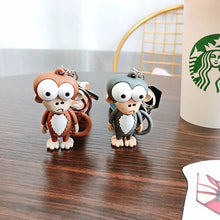 Load image into Gallery viewer, Adorable 3D Monkey Keychain - Tinyminymo