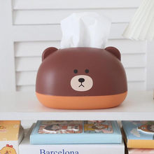 Load image into Gallery viewer, Adorable Bear Tissue/ Storage Box - Tinyminymo