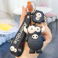 Load image into Gallery viewer, Adorable Elephant and Bull 3D Keychain - Tinyminymo