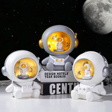 Load image into Gallery viewer, Astronaut Night Light cum Piggy Bank - Tinyminymo