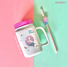 Load image into Gallery viewer, Mermaid Mason Sipper - TinyMinyMo