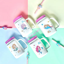 Load image into Gallery viewer, Mermaid Mason Sipper - TinyMinyMo