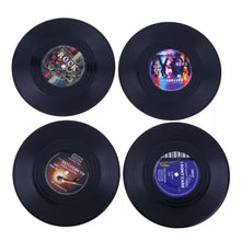 Load image into Gallery viewer, Retro Vinyl Coasters - Set of 4