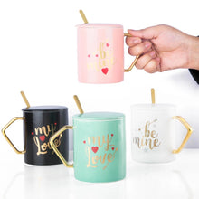 Load image into Gallery viewer, Love Mug with Lid & Spoon
