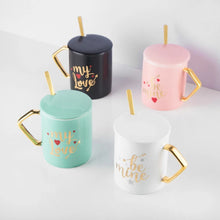 Load image into Gallery viewer, Love Mug with Lid & Spoon