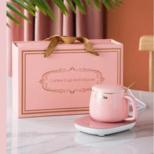 Load image into Gallery viewer, I Love You Mug With Warmer, Lid And Spoon