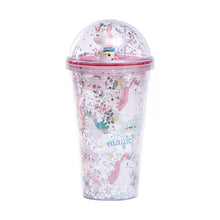 Load image into Gallery viewer, Glitter Unicorn Sipper - Tinyminymo