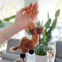 Load image into Gallery viewer, Bactrian Camel Plush Keychain - Tinyminymo