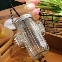 Load image into Gallery viewer, Cactus Mason Sipper - Tinyminymo