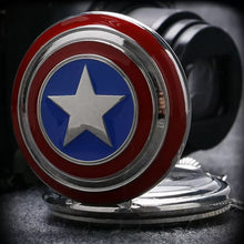 Load image into Gallery viewer, Captain America Pocket Watch Keychain - Tinyminymo