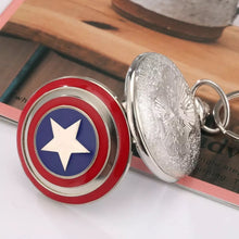 Load image into Gallery viewer, Captain America Pocket Watch Keychain - Tinyminymo