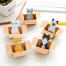 Load image into Gallery viewer, Cat Sticky Notes in a Box - Tinyminymo