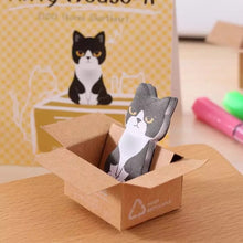Load image into Gallery viewer, Cat Sticky Notes in a Box - Tinyminymo