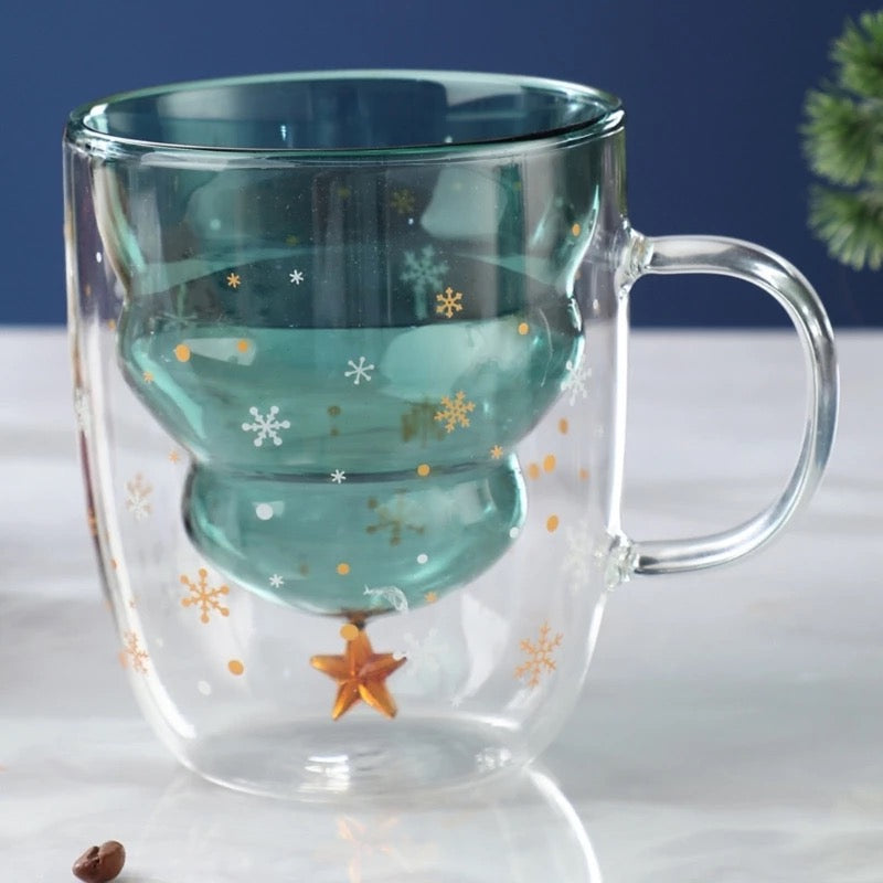 Christmas Tree Double Wall Mug - Tinyminymo