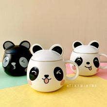 Load image into Gallery viewer, Cute Bear Mug with Lid and Spoon - Tinyminymo