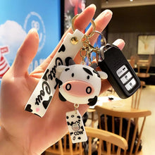 Load image into Gallery viewer, 3D cute Cow Keychain - Tinyminymo