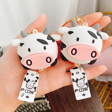 Load image into Gallery viewer, 3D cute Cow Keychain - Tinyminymo